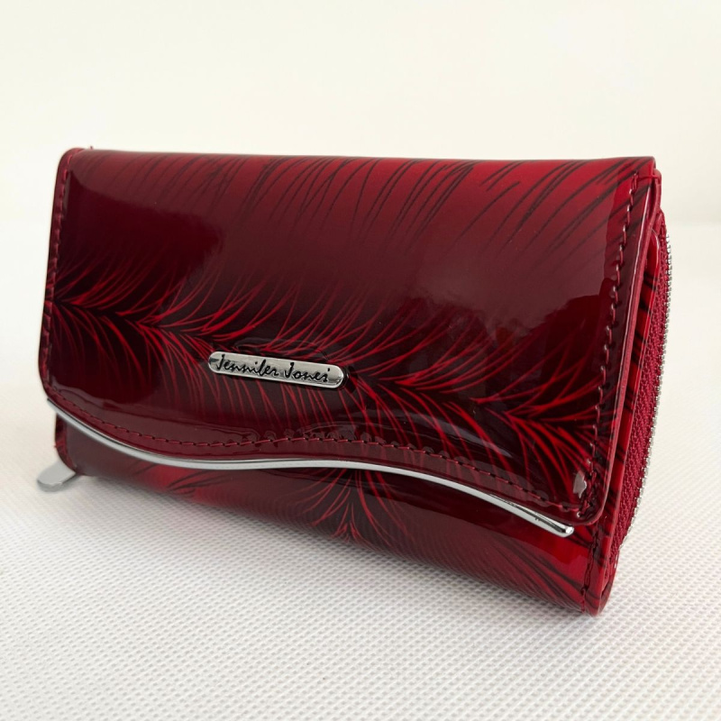 Dámska kožená červená peňaženka SKYLA