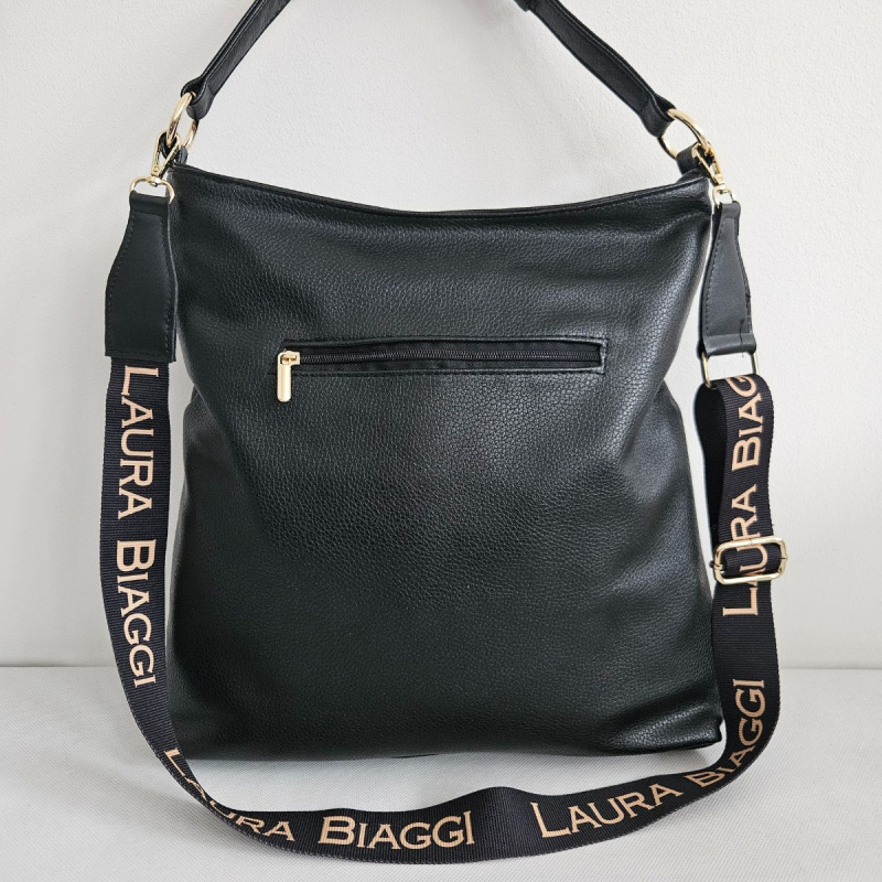 Dámska čierna kabelka ESTELLE