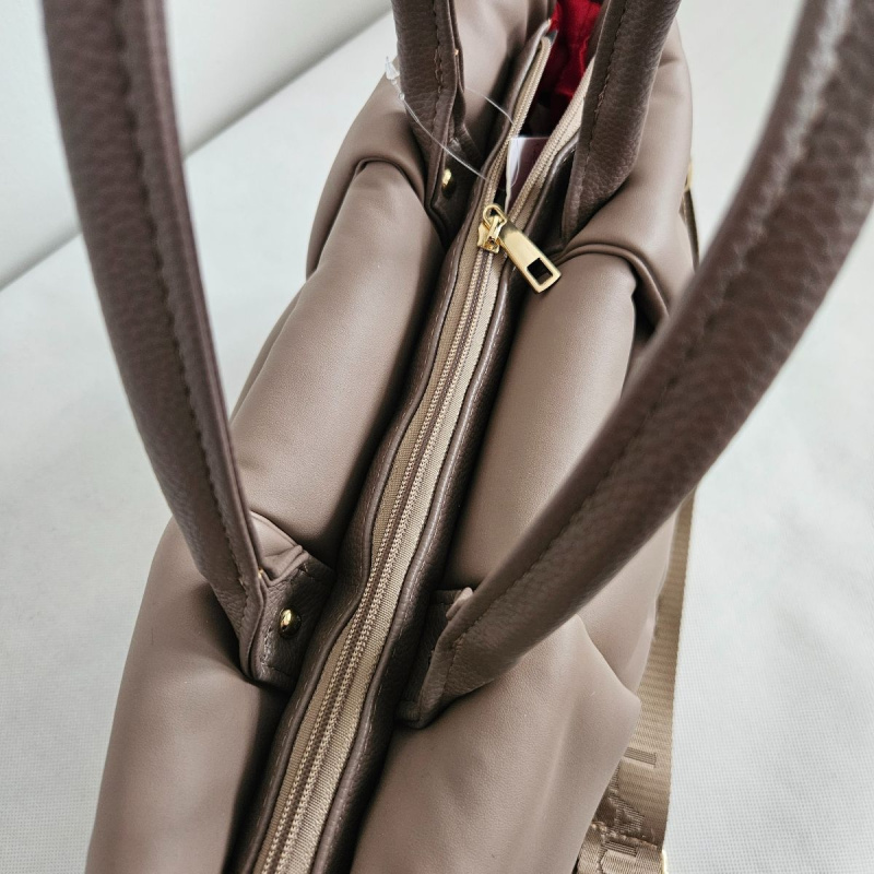 Dámska sivohnedá kabelka TAMYRA