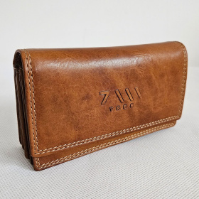 Svetlo hnedá kožená peňaženka 7-TREE