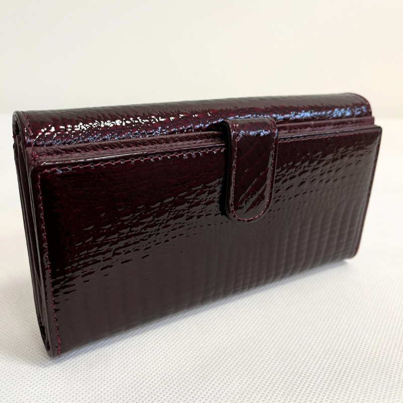 Kožená dámska bordová peňaženka NISSA