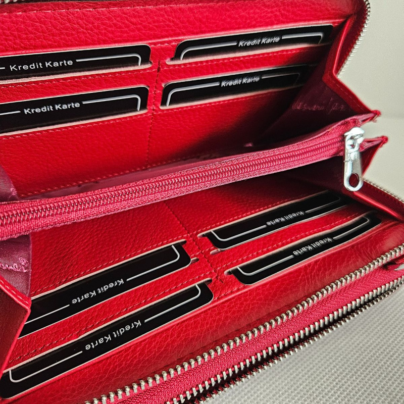 Dámska kožená kabelka-peňaženka KIM