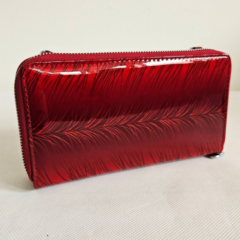 Dámska kožená kabelka-peňaženka KIM