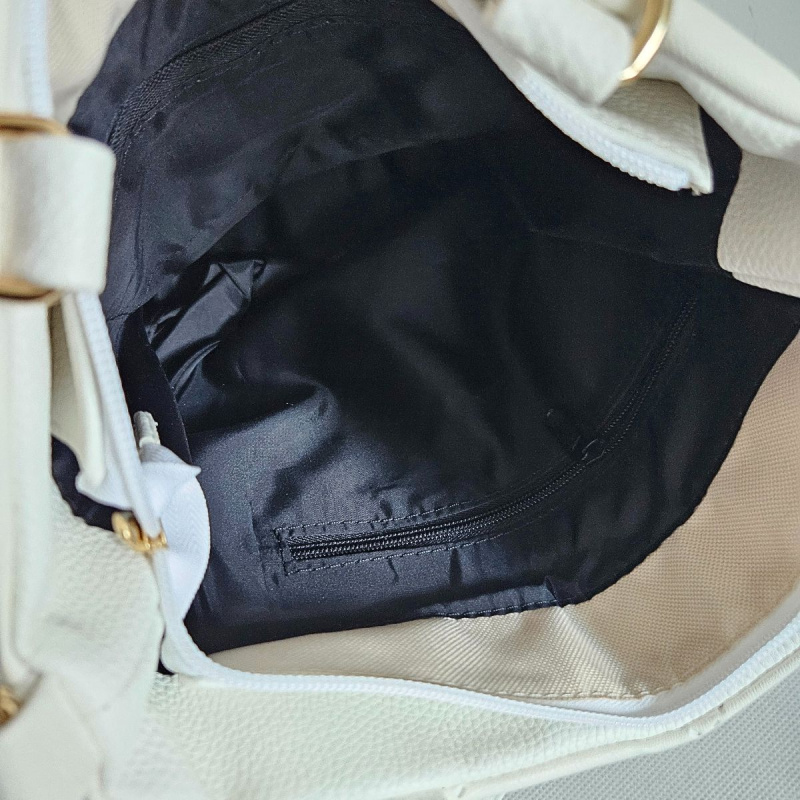 Biela kabelka na výšku Laura Biaggi