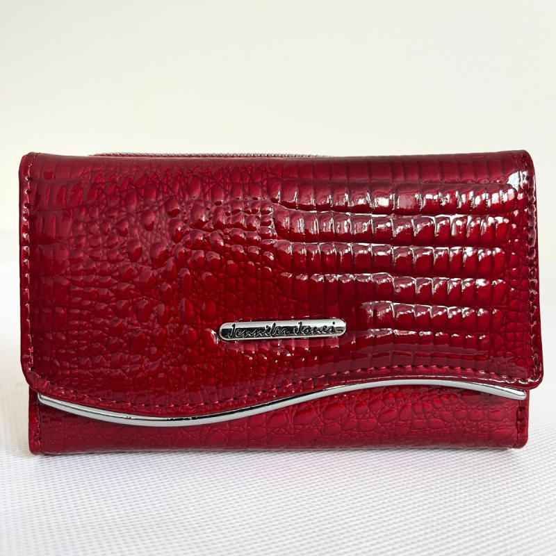 Kožená dámska lesklá peňaženka J. JONES