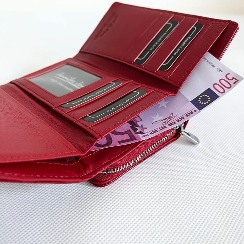 Kožená dámska lesklá peňaženka J. JONES