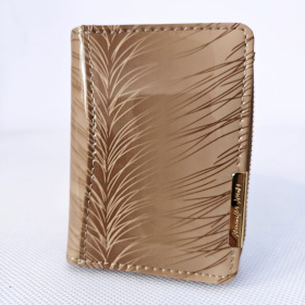 Dámska kožená peňaženka béžová