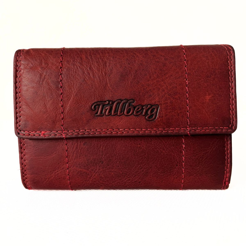 Dámska kožená peňaženka červená Tania