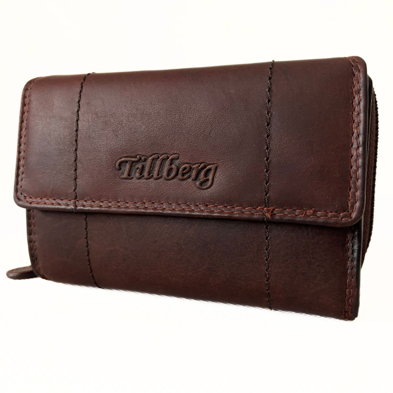 Dámska kožená peňaženka koňaková