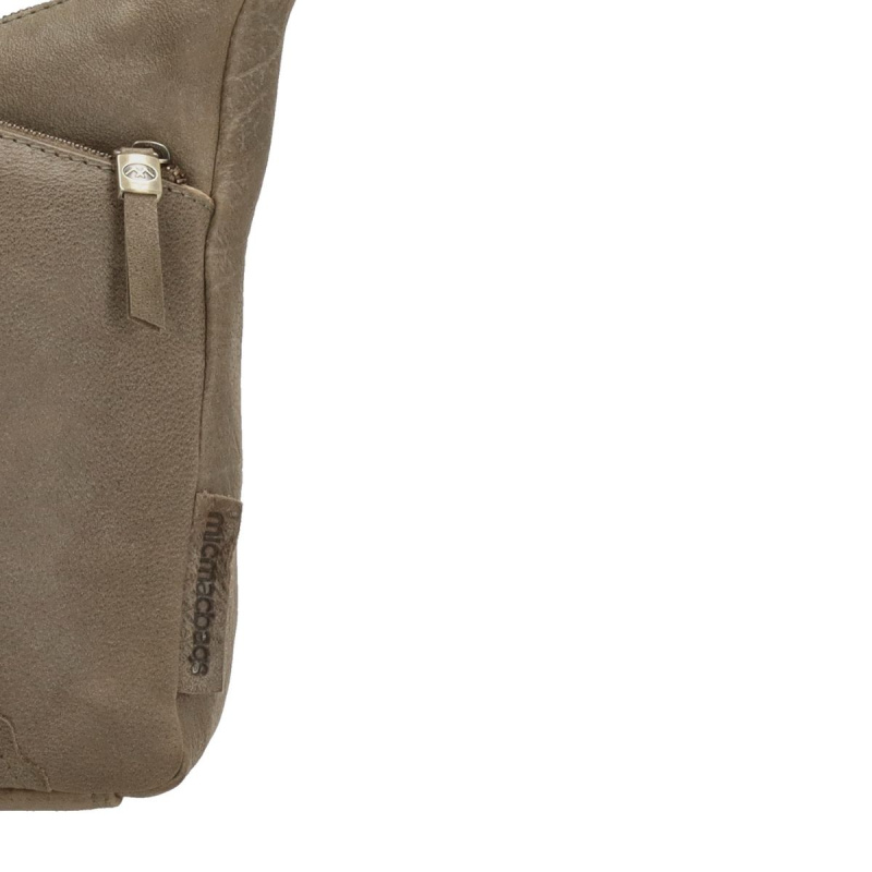 Dámska kožená kabelka olivová Lorena