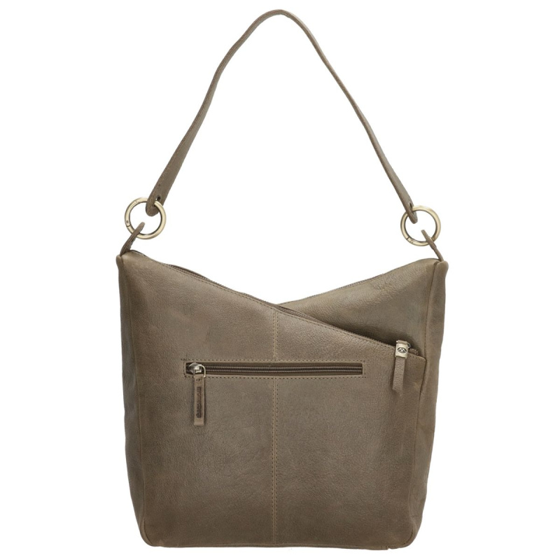 Dámska kožená kabelka olivová Arista