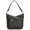 Dámska kožená kabelka čierna Arista