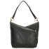 Dámska kožená kabelka čierna Arista