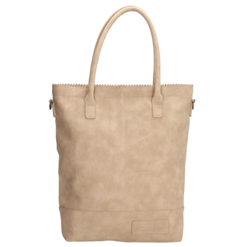 Dámska kabelka na rameno piesková Devona