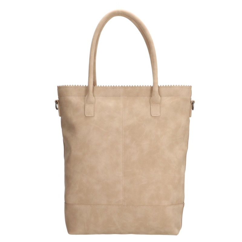 Dámska kabelka na rameno piesková Devona