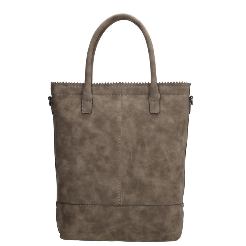 Dámska kabelka na rameno tmavohnedá Devona