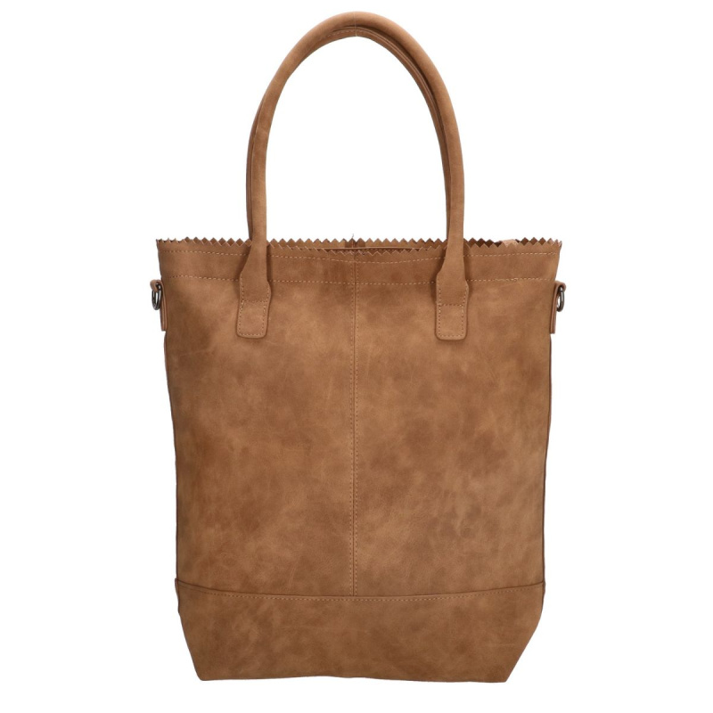 Dámska kabelka na rameno camel Devona