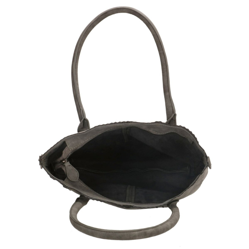 Dámska kabelka na rameno sivá Devona