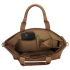 Dámska kožená kabelka hnedá Diona