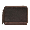 Dámska kožená peňaženka tmavohnedá Edna