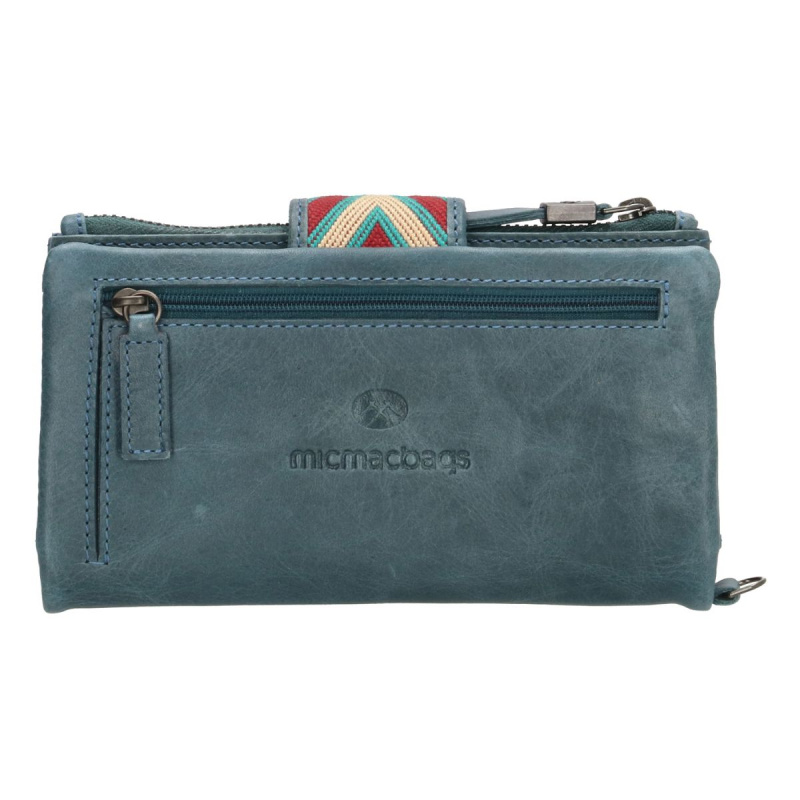 Dámska kožená peňaženka modrá Finna