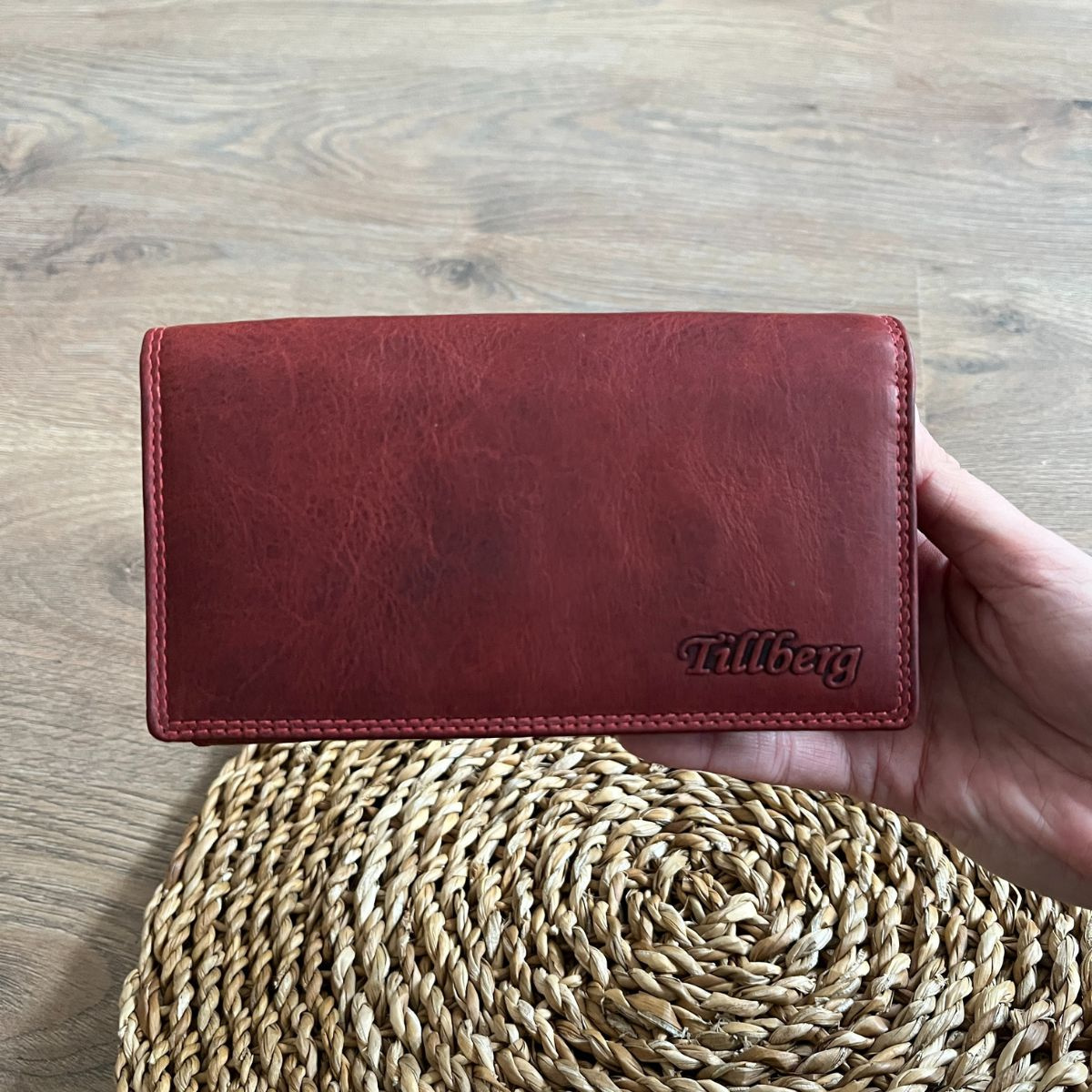 Dámska kožená peňaženka červená BRETTA