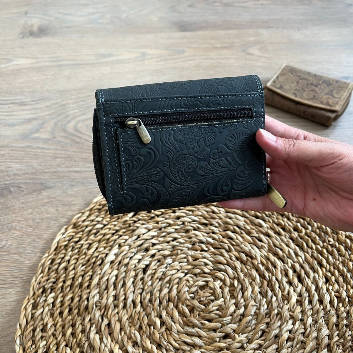 Dámska kožená peňaženka čierna HERTA