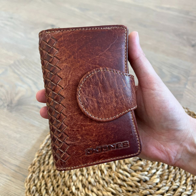 Dámska kožená peňaženka koňaková ANTONIA