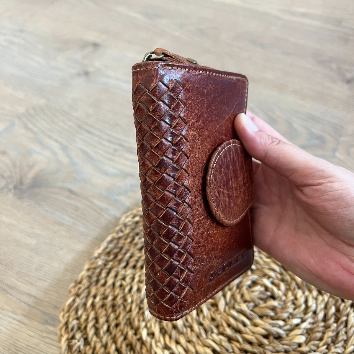 Dámska kožená peňaženka koňaková ANTONIA