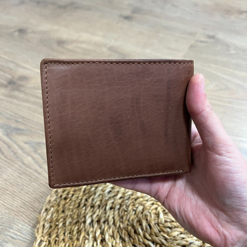 Pánska kožená peňaženka hnedá EDVIN