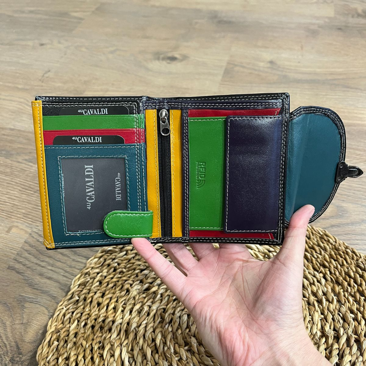 Dámska kožená peňaženka čierna TESSA