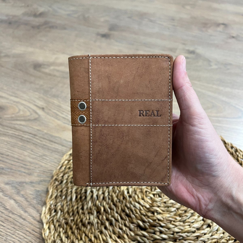 Pánska kožená peňaženka tan TARAS