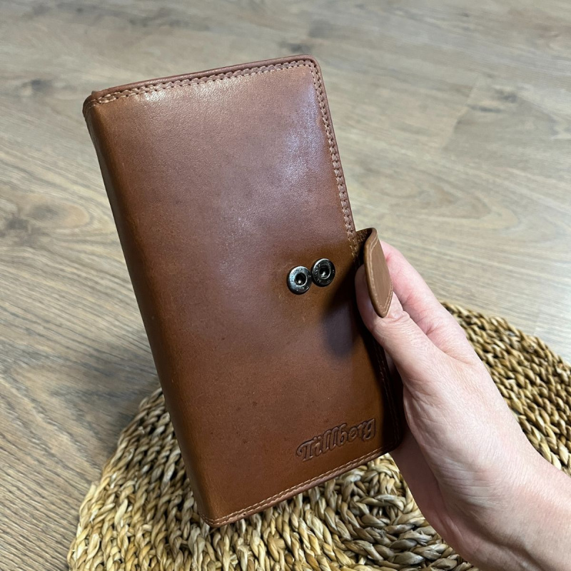 Dámska kožená peňaženka tan XENIA