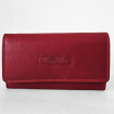 Červená dámska kožená peňaženka KAYLA