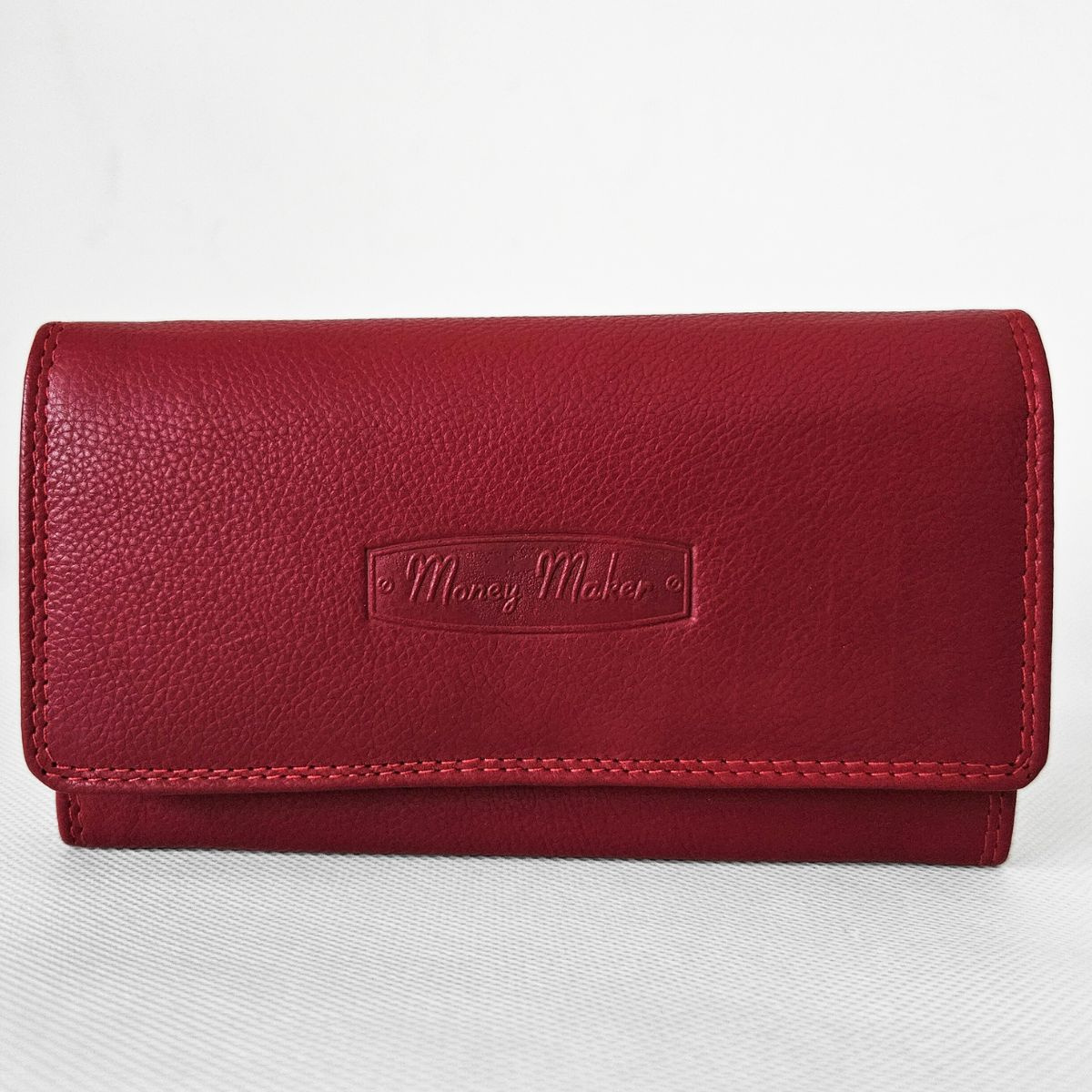 Červená dámska kožená peňaženka KAYLA