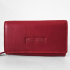 Červená dámska kožená peňaženka FREYA