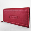 Červená dámska kožená peňaženka FREYA