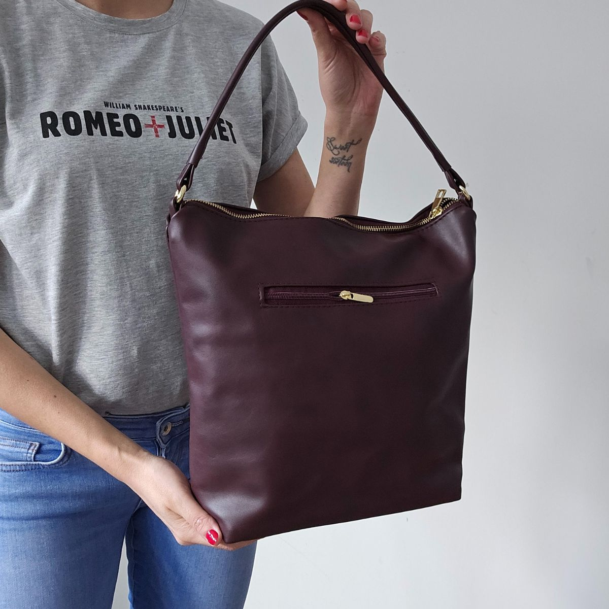 Dámska kabelka bordová FRIDA