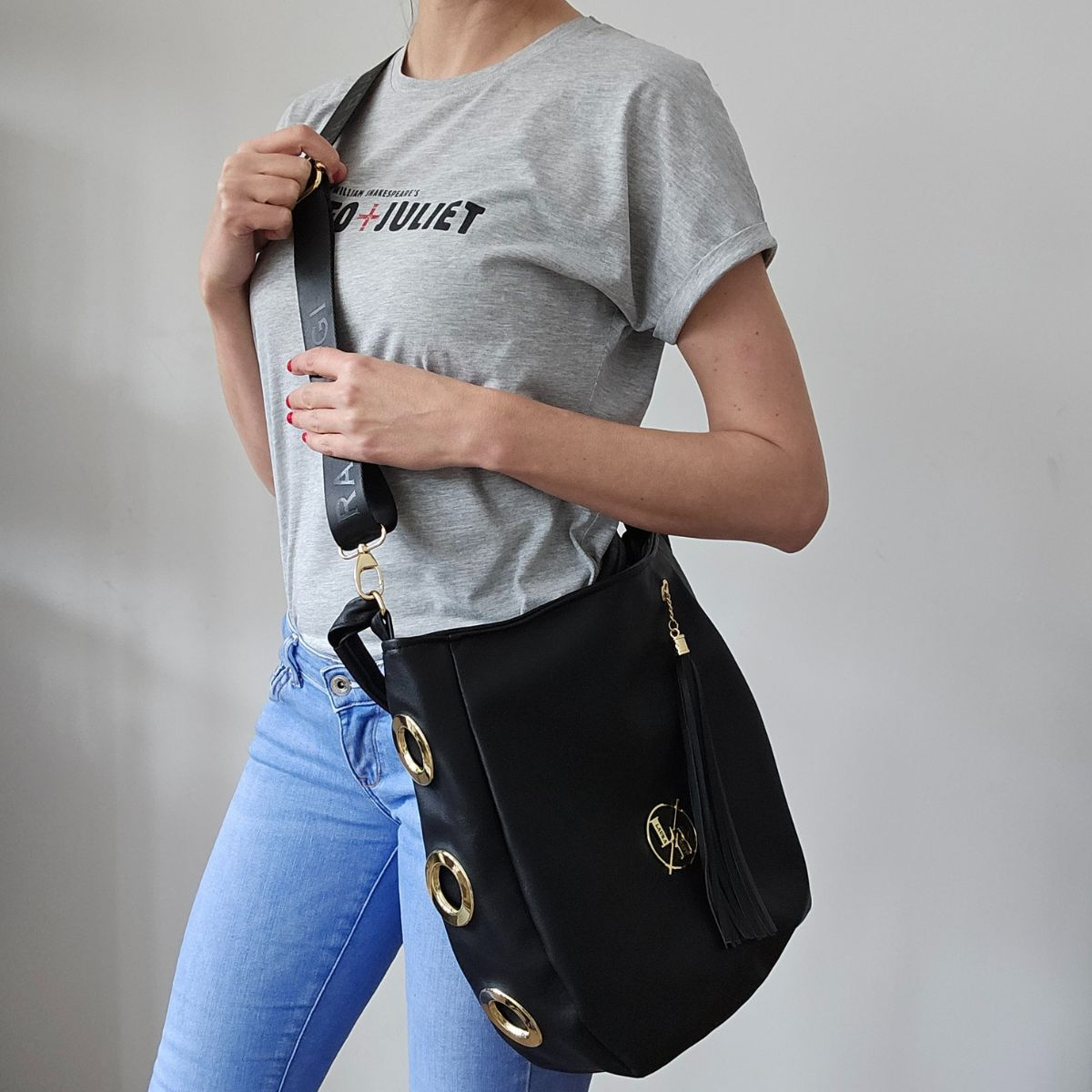 Dámska kabelka čierna VALENCIA