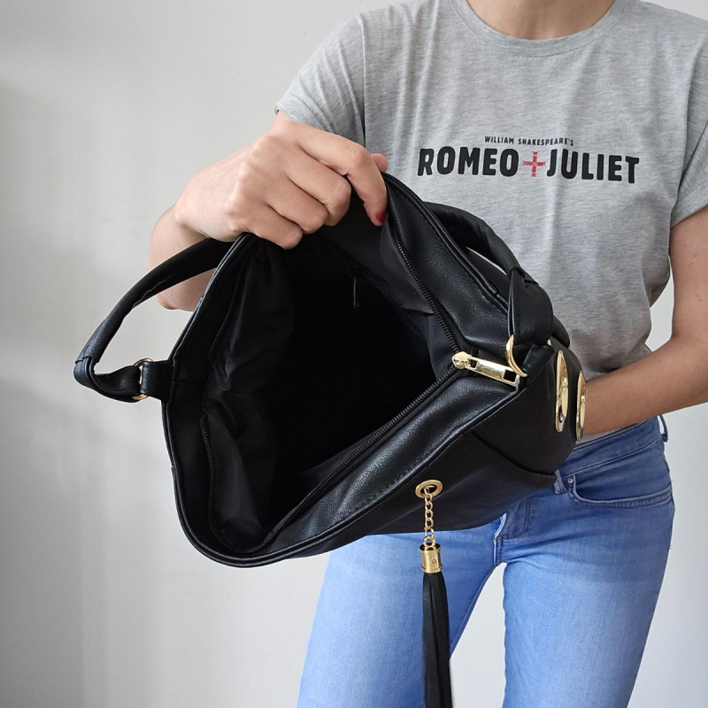 Dámska kabelka čierna VALENCIA