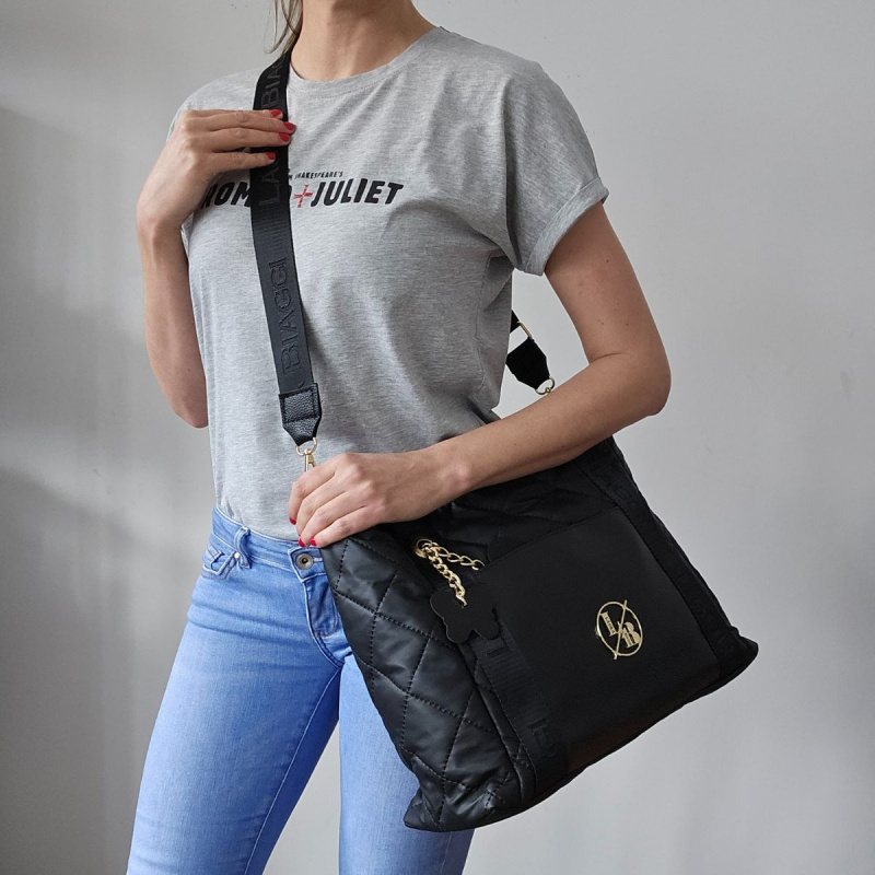 Dámska kabelka čierna SAVANA