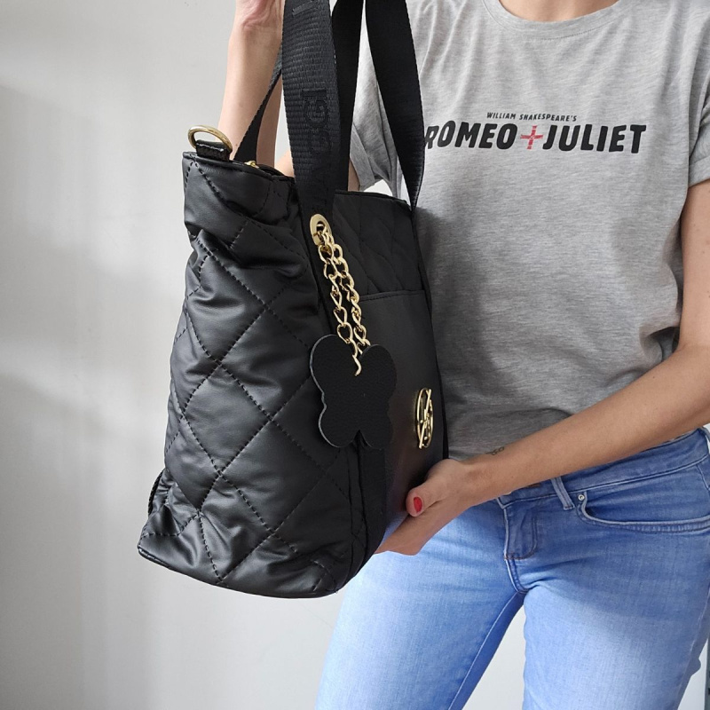 Dámska kabelka čierna SAVANA