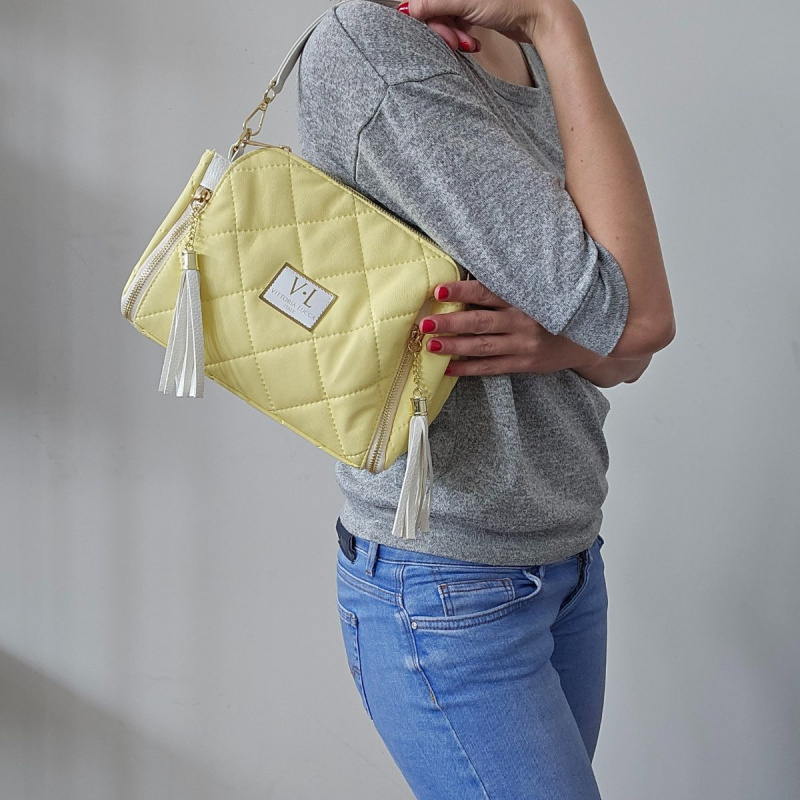 Žltá kabelka Vittoria Lucca