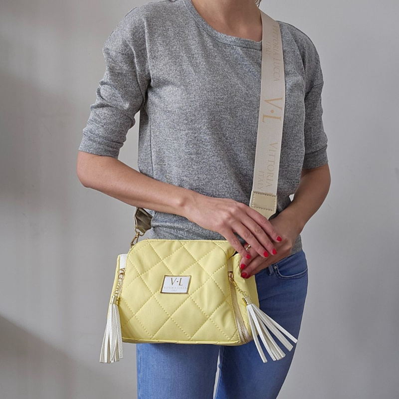 Žltá kabelka Vittoria Lucca