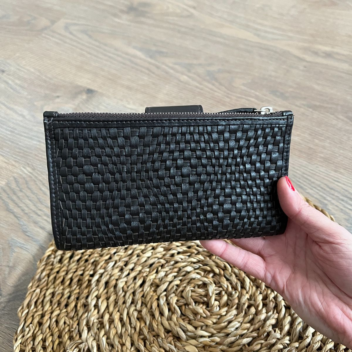 Dámska kožená peňaženka hnedá DESIRE