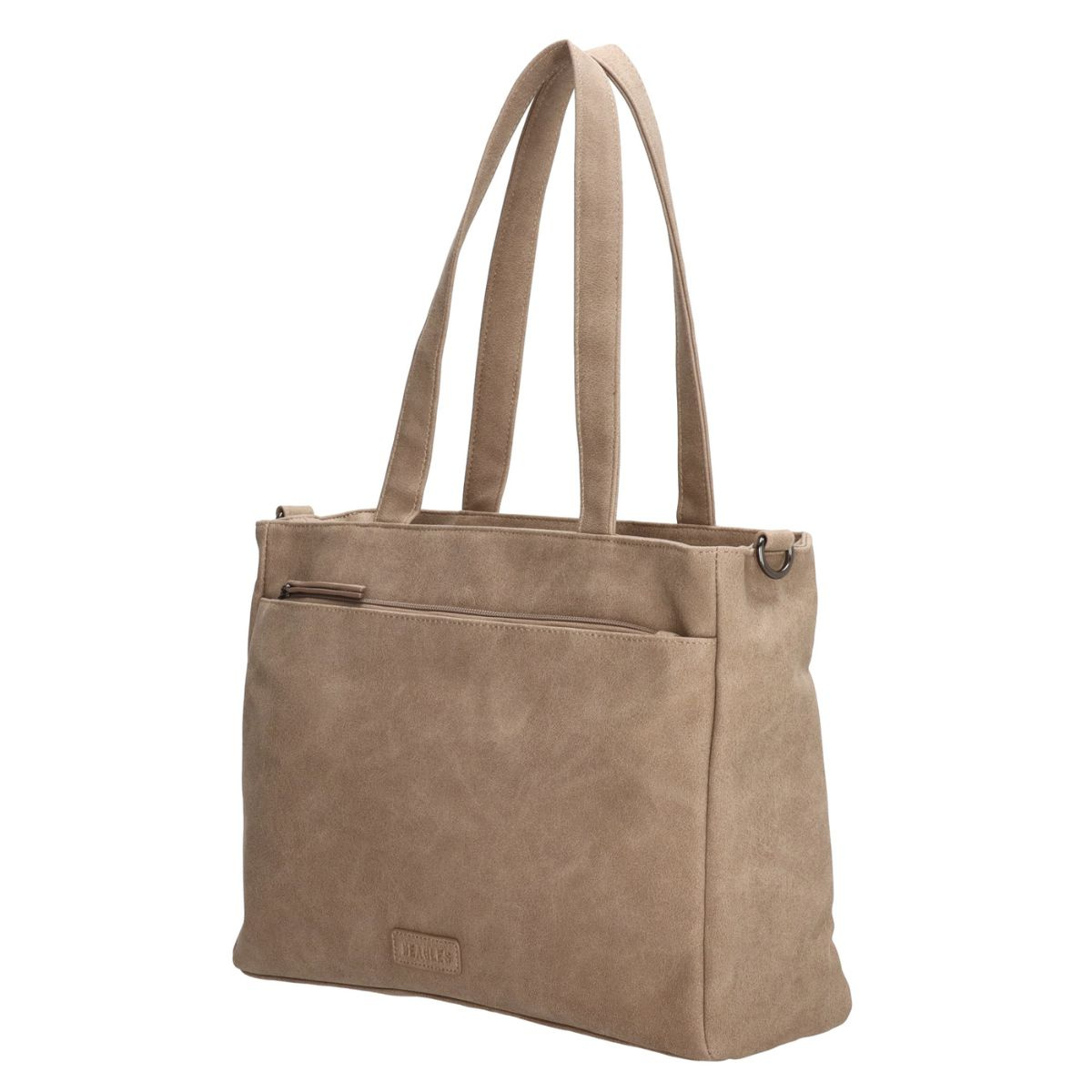 Dámska kabelka na rameno svetlá taupe NYSA